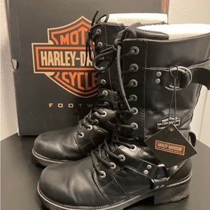 Harley Davidson Leather Boots Womens size 11